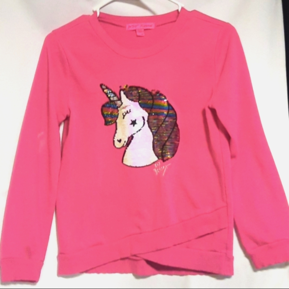 🦄🌈 Betsey Johnson rainbow unicorn sweatshirt